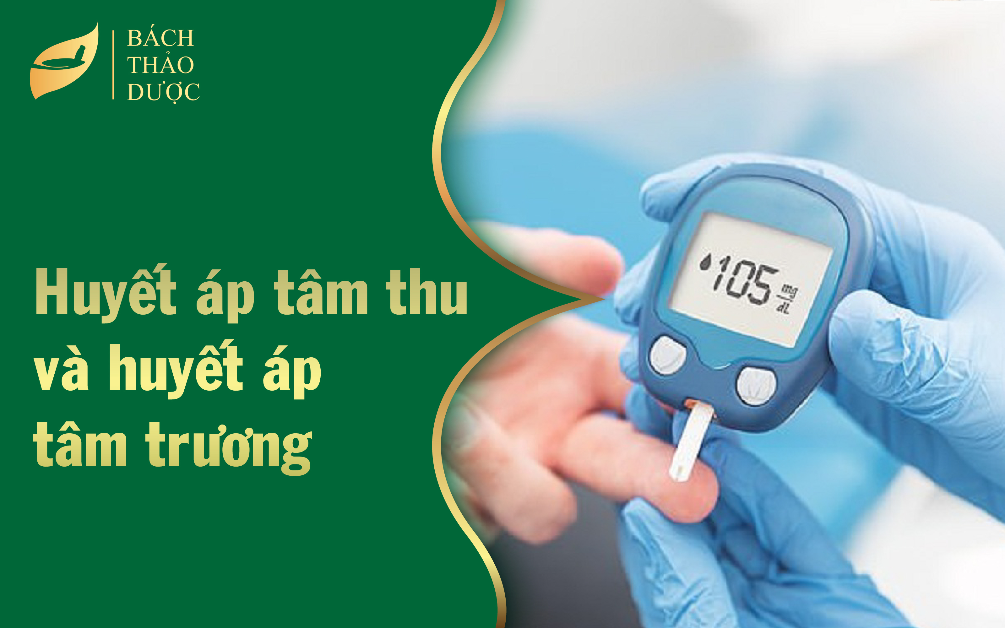 Huyết áp tâm thu và huyết áp tâm trương