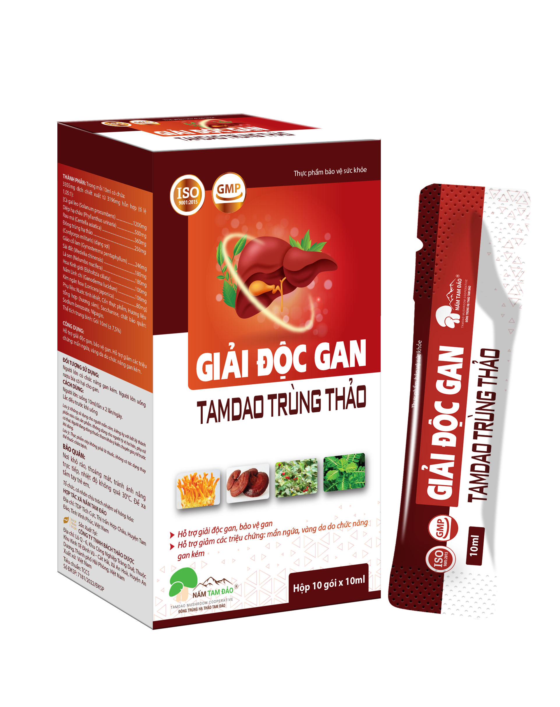 TPBVSK GIẢI ĐỘC GAN TAM DAO TRÙNG THẢO